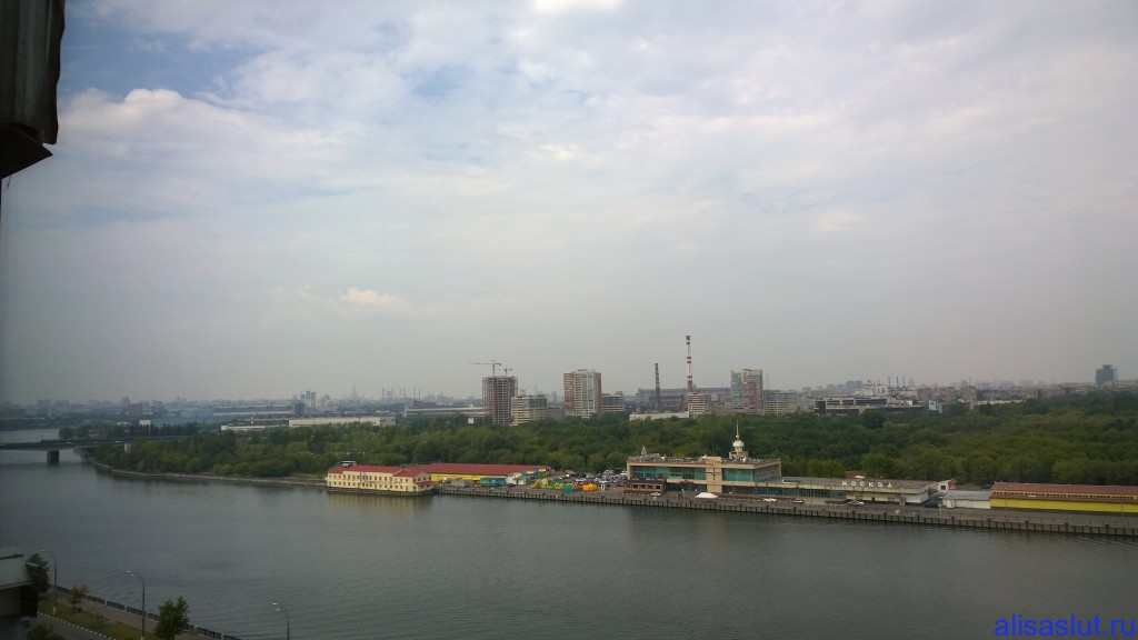 Вид на Москва-реку из окна квартиры